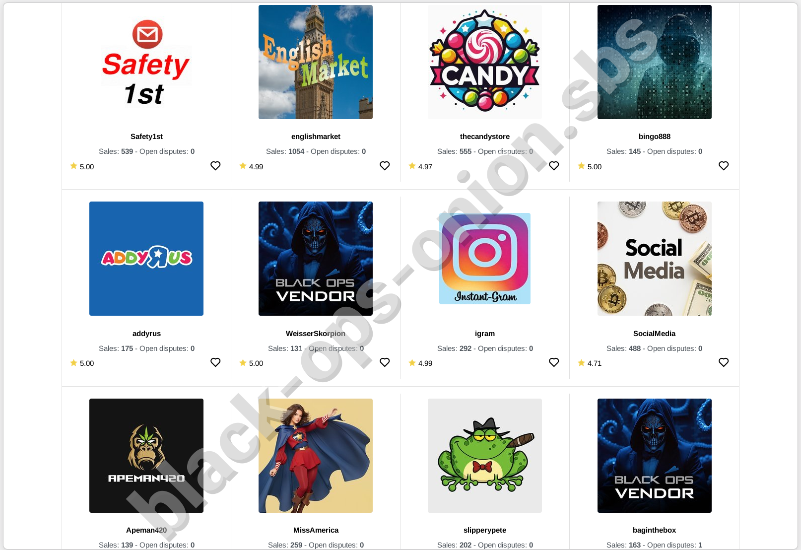 Blackops marketplace interface 2026